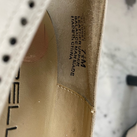 Two tone vintage style leather oxford heels - Picture 6 of 7